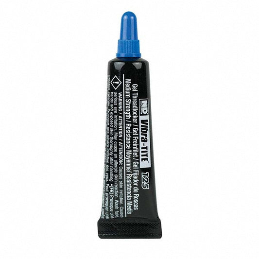Vibra-Tite 12506 Threadlocker Blue, Gel 6 mL, Tube