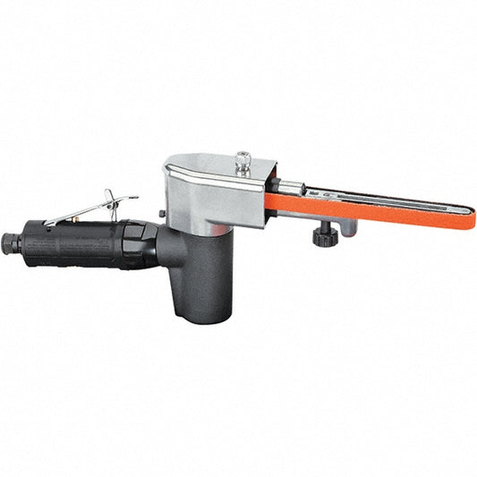 Dynabrade NF1 Belt & Straight Line Sanders Belt Length 18in 457mm  Exhaust Location Front  Air Pressure 90psi 6.2bar  Air Inlet Size 1/4 in NPT  Speed (RPM) 20000  No-Load RPM 20000