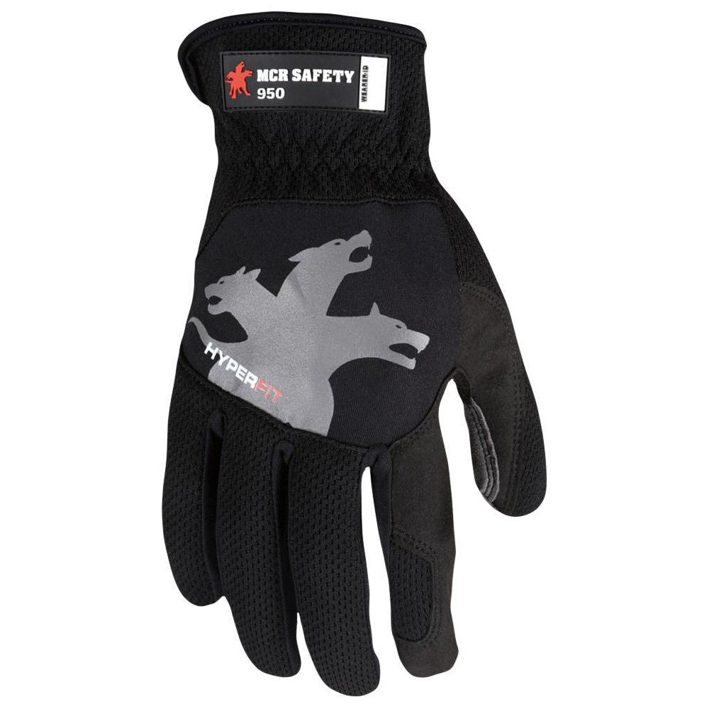 MCR Safety 950M Work Gloves MCR Safety 950, Size Medium, Synthetic Leather Lined, Synthetic Leather, Mechanic's & Lifting