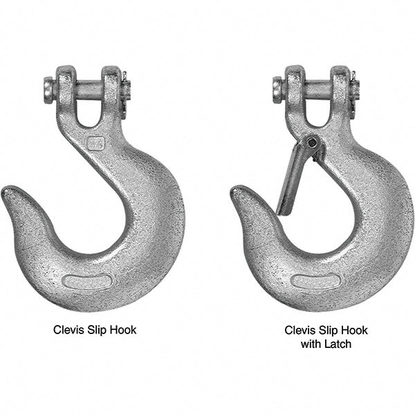 Campbell T9401424 1/4" Chain Diam, 43 Chain Grade Clevis Hook