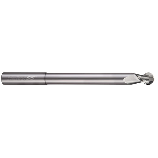 Helical Solutions 18030 Ball End Mill 1/8" Dia, 5/32" LOC, 2 Flute, Solid Carbide