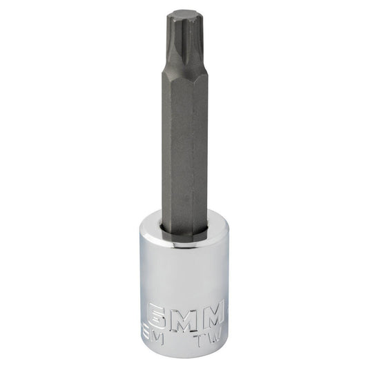 Proto J4990R-6M Hand Hex & Torx Bit Sockets Socket Type Hex Bit Socket  Drive Size (Inch) 3/8  Tool Type Hex Bit Socket  Hex Size (mm) 6.000  Hex Size (Decimal Inch) 0.2362  Bit Length (Inch) 2-3/4