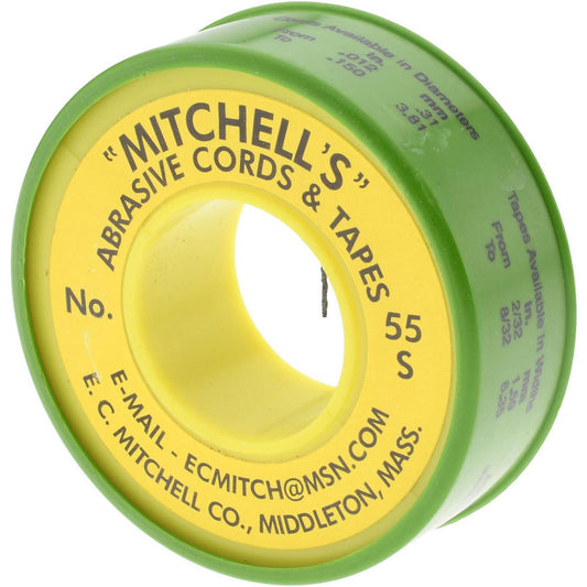 E.C. MITCHELL CO. 55S 0.018" Wide, 200 Grit Silicon Carbide Abrasive Cord