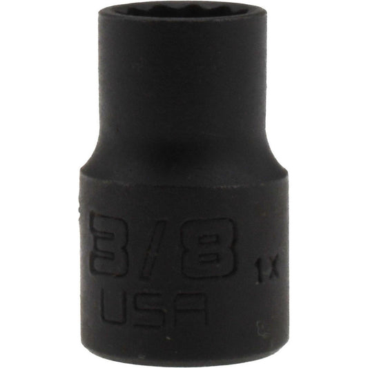 Proto J5212B Hand Socket 3/8" Socket, 12-Point