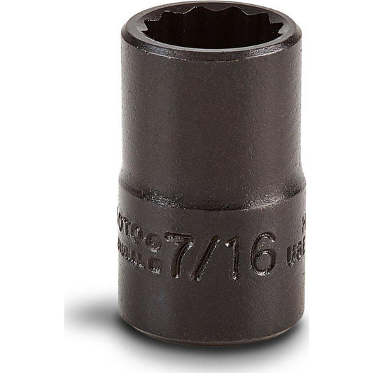 Proto J5214B Hand Socket 7/16" Socket, 12-Point