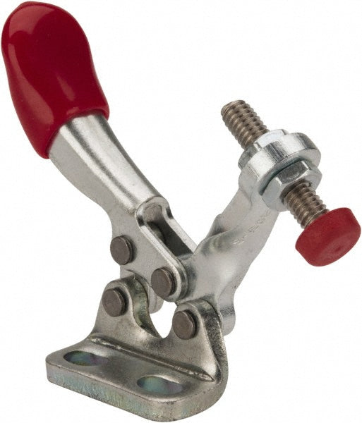 De-Sta-Co 205-SR Manual Hold-Down Toggle Clamp Horizontal, 60 lb Capacity, Solid Bar, Right Flanged Base