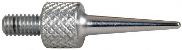 Mitutoyo 101121 Drop Indicator Needle Contact Points M2.5x0.45 Thread, 5.00 mm Dia, 15.00 mm Point Length, Steel