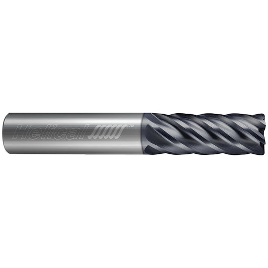 Helical Solutions 83251 Corner Radius End Mill 1/4" Dia, 3/4" LOC, 0.0300" Radius, 4 Flute, Solid Carbide
