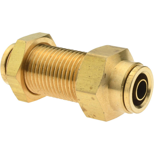 Pro-Source PC82-DOT-6 Metal Push-To-Connect Tube Fittings Connection Type Push-to-Connect  Material Brass  Tube Outside Diameter 3/8  Standards DOT  For Use With General Purpose  Overall Length (mm) 44.50