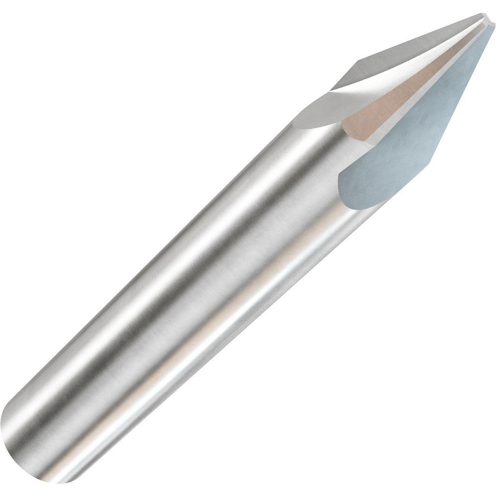 Accupro E599943840 Chamfer Mill 3/8" Dia, 3 Flutes, Solid Carbide