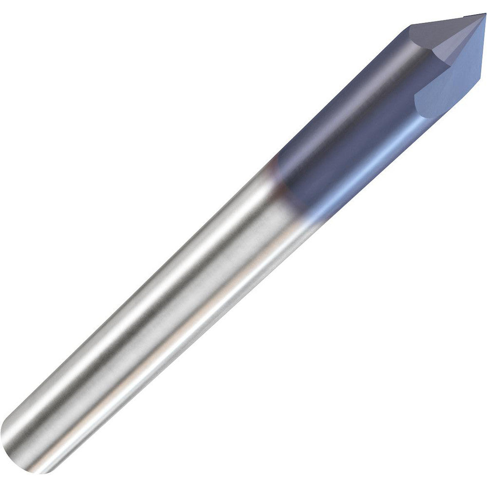 Accupro EM99943870 Chamfer Mill 1/8" Dia, 2 Flutes, Solid Carbide