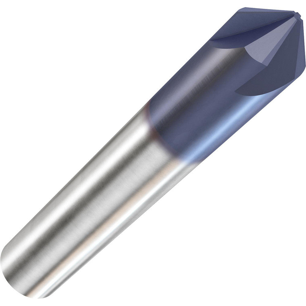 Accupro EM99943871 Chamfer Mill 1/2" Dia, 4 Flutes, Solid Carbide