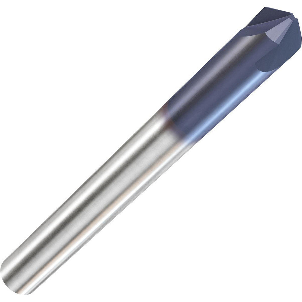 Accupro EM99943869 Chamfer Mill 1/4" Dia, 3 Flutes, Solid Carbide