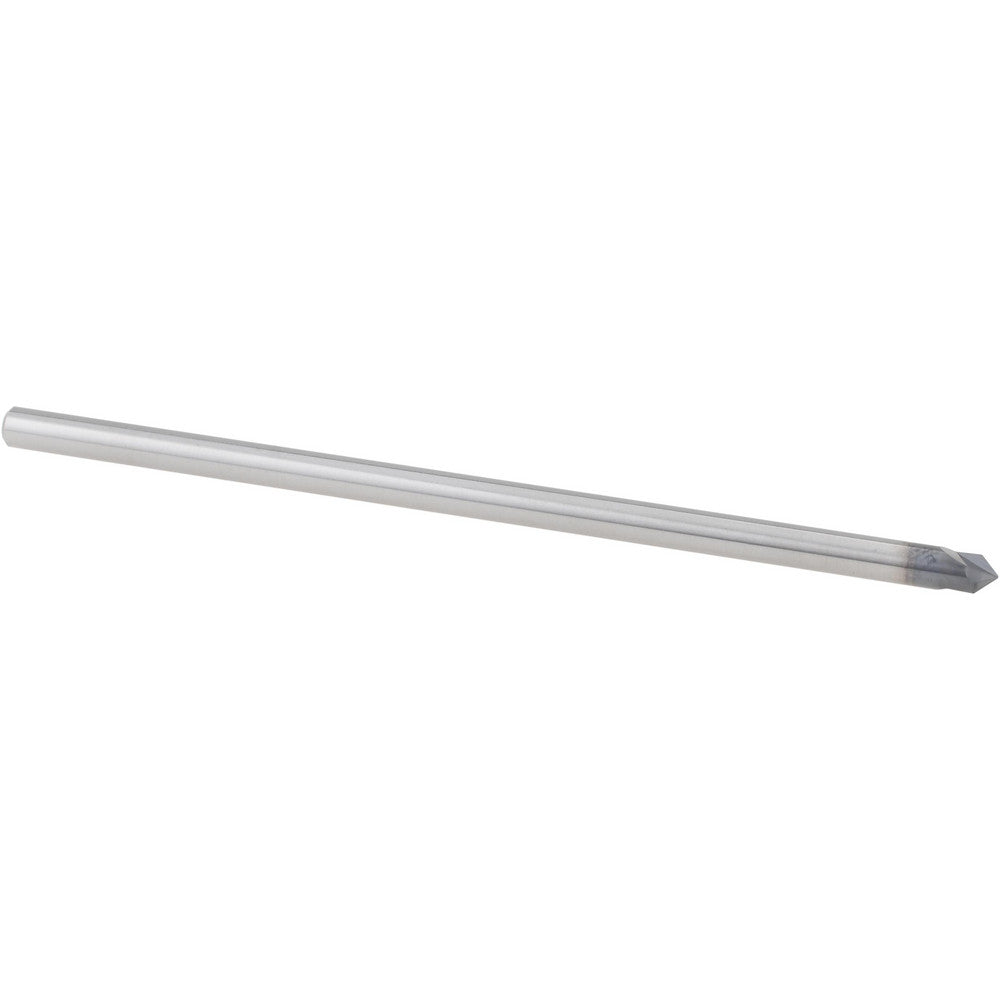 Accupro EM99943859 Chamfer Mill 1/8" Dia, 2 Flutes, Solid Carbide
