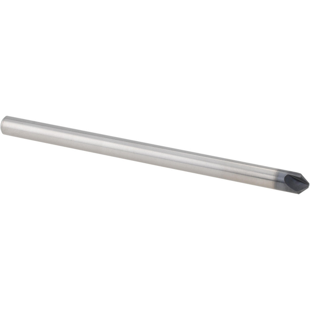 Accupro EM99943849 Chamfer Mill 1/4" Dia, 3 Flutes, Solid Carbide