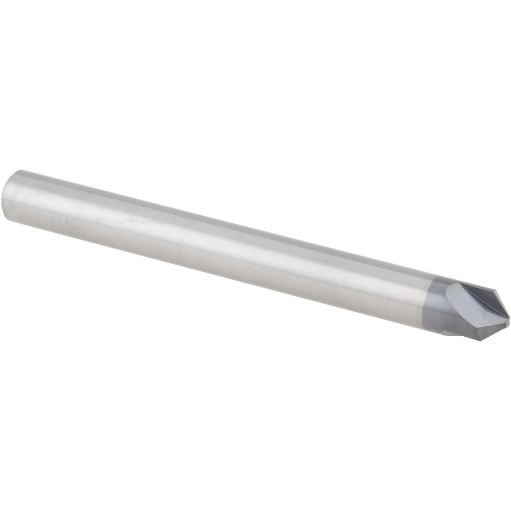 Accupro EM99943866 Chamfer Mill 1/4" Dia, 3 Flutes, Solid Carbide