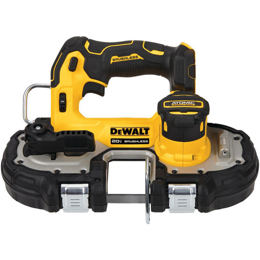 DeWALT DCS377B Cordless Portable Bandsaws Voltage 20.00 Maximum Depth of Cut (Decimal Inch) 1.7500 Cutting Capacity - Round 1-3/4 in Cutting Capacity - Rectangular 1-3/4 in Number Of Speeds Variable Battery Included No Number Of Batteries 0 Battery Series