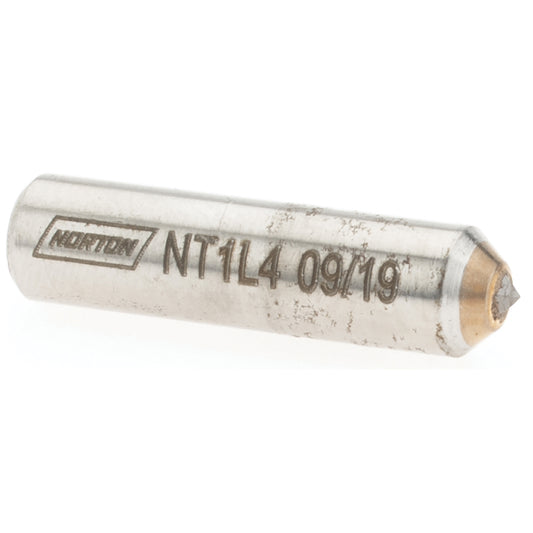 Norton 66260195187 Diamond Dresser 1/4" Shank Dia, Thread Point