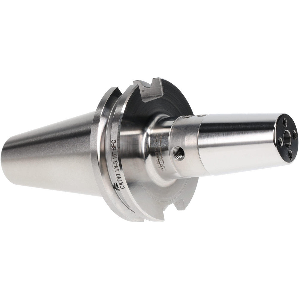 Accupro 771842 Shrink-Fit Tool Holders & Adapters Shank Type Taper  Shank Diameter (Inch) 1/4  Taper Size CAT40  Overall Length (Decimal Inch) 3.1500  Hole Diameter (Inch) 1/4  Projection (Decimal Inch) 3.1500