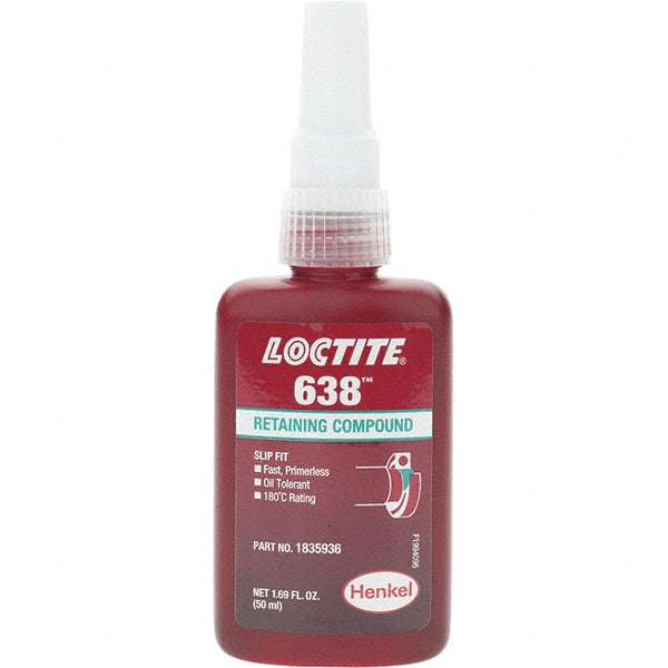 Loctite 1835936 Retaining Compound 50 mL Bottle, Green