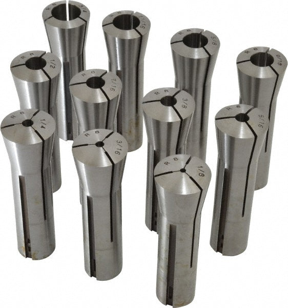 Lyndex-Nikken 810-SET-11 Collet Set 11 Pc, 1/8 to 3/4" Capacity