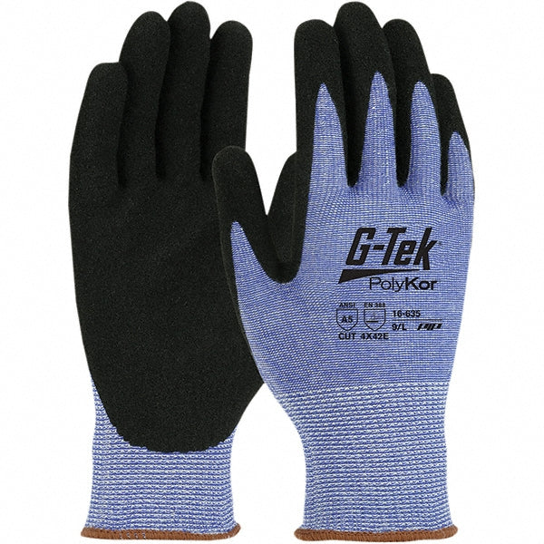 PIP 16-635/S Cut, Puncture & Abrasion-Resistant Gloves G-TekÂ® 16-635, Size Small, ANSI Cut A5, ANSI Puncture 2, Nitrile, PolyKor