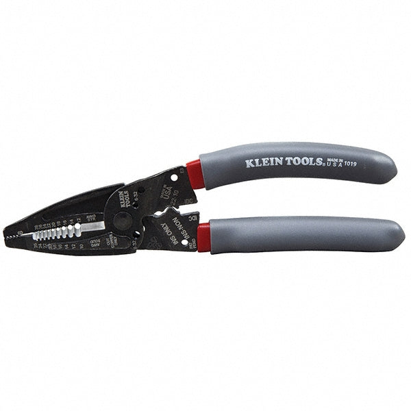 Klein Tools 1019 Wire Stripper 28 AWG Stranded & 26 AWG Solid, 12 AWG Stranded & 10 AWG Solid Max Capacity