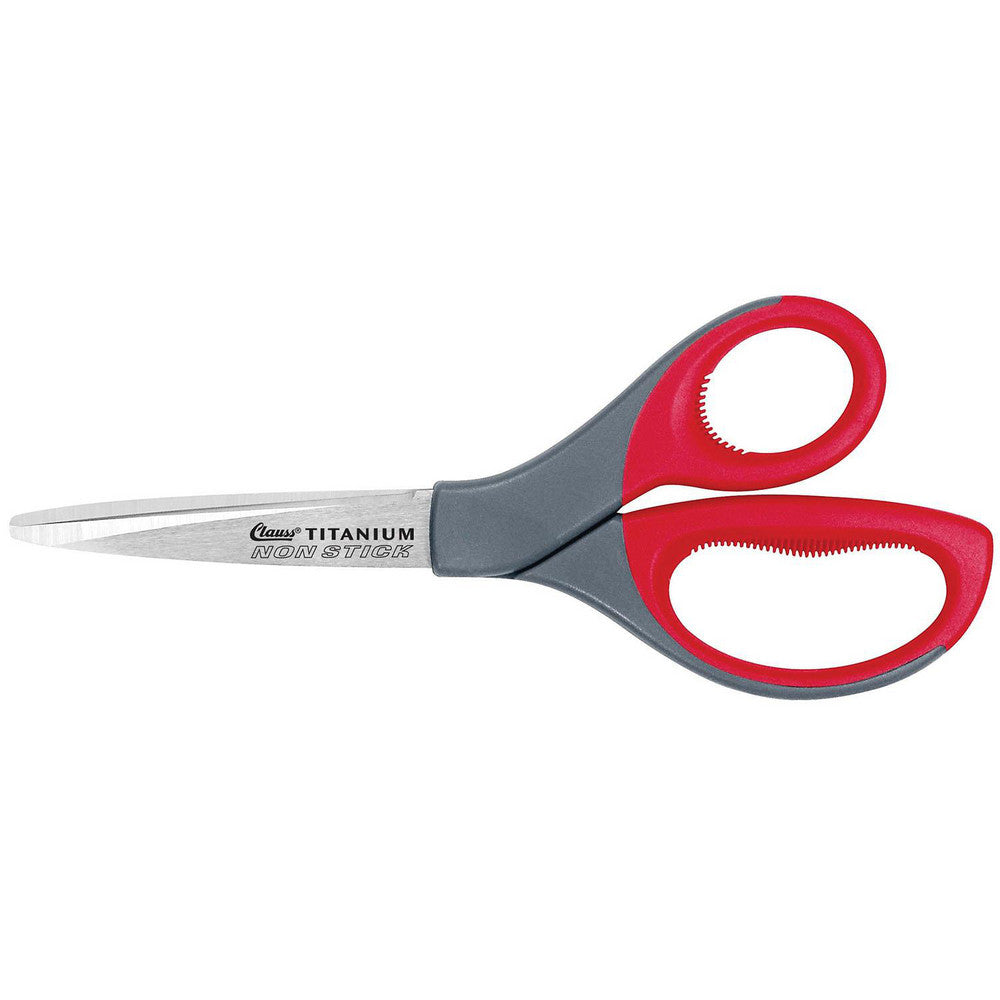 Clauss 18543-001 Scissors & Shears Blade Material Stainless Steel  Application General Purpose  Cutting Length 3.5in  Length of Cut (Inch) 4-1/2  Handle Type Straight  Handle Style Ergonomic