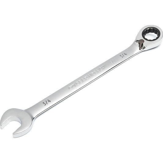 GEARWRENCH 86649 Combination Wrench 3/4" Head Size, 15 deg Offset