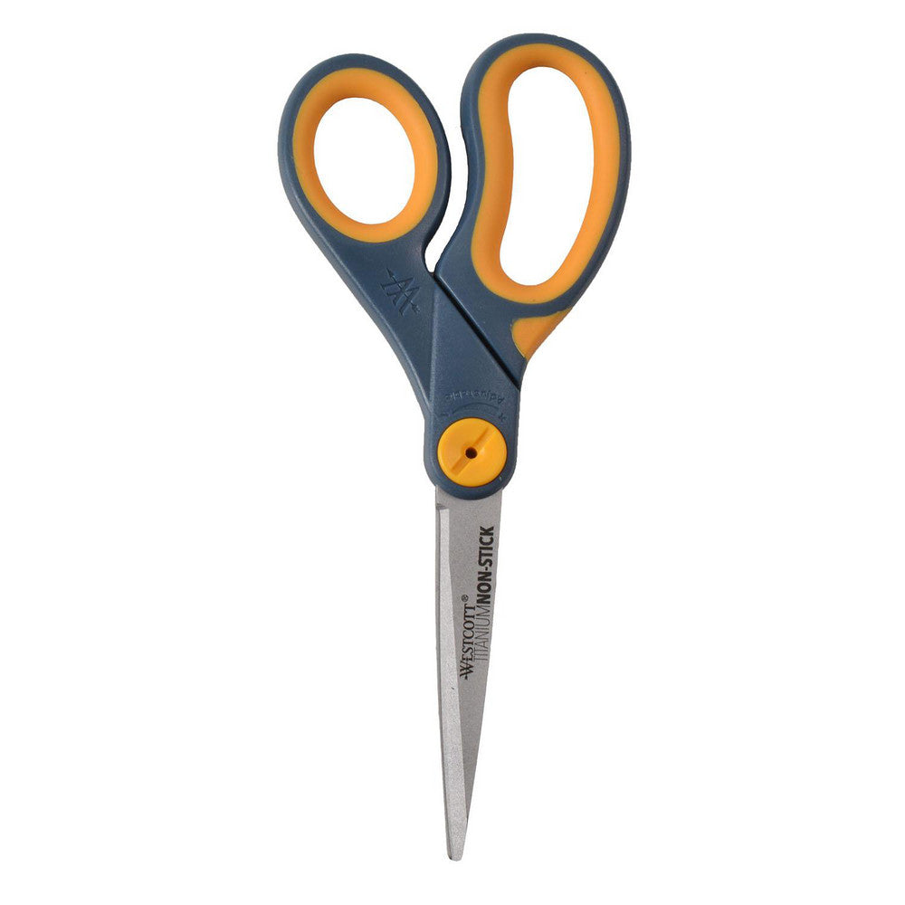 Westcott 14849-033 Scissors & Shears Blade Material Stainless Steel  Application General Purpose  Cutting Length 3in  Length of Cut (Inch) 3  Handle Type Straight  Handle Style Ergonomic