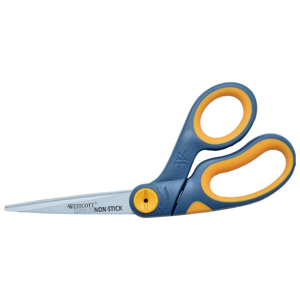 Westcott 14850-033 Scissors & Shears Blade Material Stainless Steel  Application General Purpose  Cutting Length 3in  Length of Cut (Inch) 3  Handle Type Bent  Handle Style Ergonomic