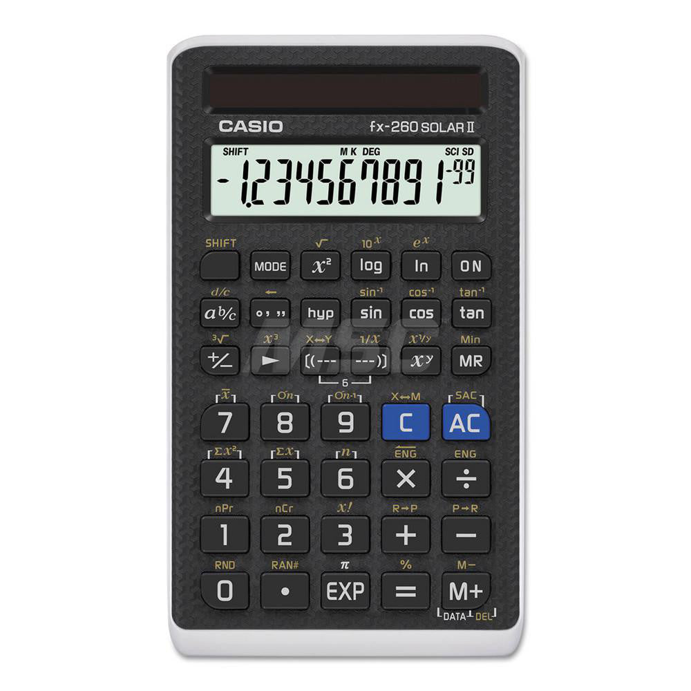 Casio CSOFX260SLRII 1000 Minidesk Calculator, Solar/battery, 8-Digit Lcd