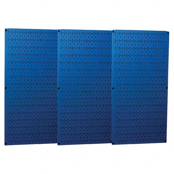 Wall Control 35P-3248BU 48 x 32" Metal Pegboard Storage Board