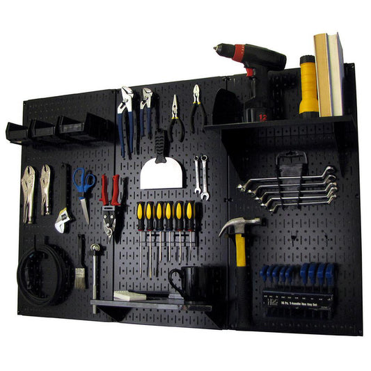 Wall Control 35IWRK-400-BB Pegboard Kit 48 x 32", Metal