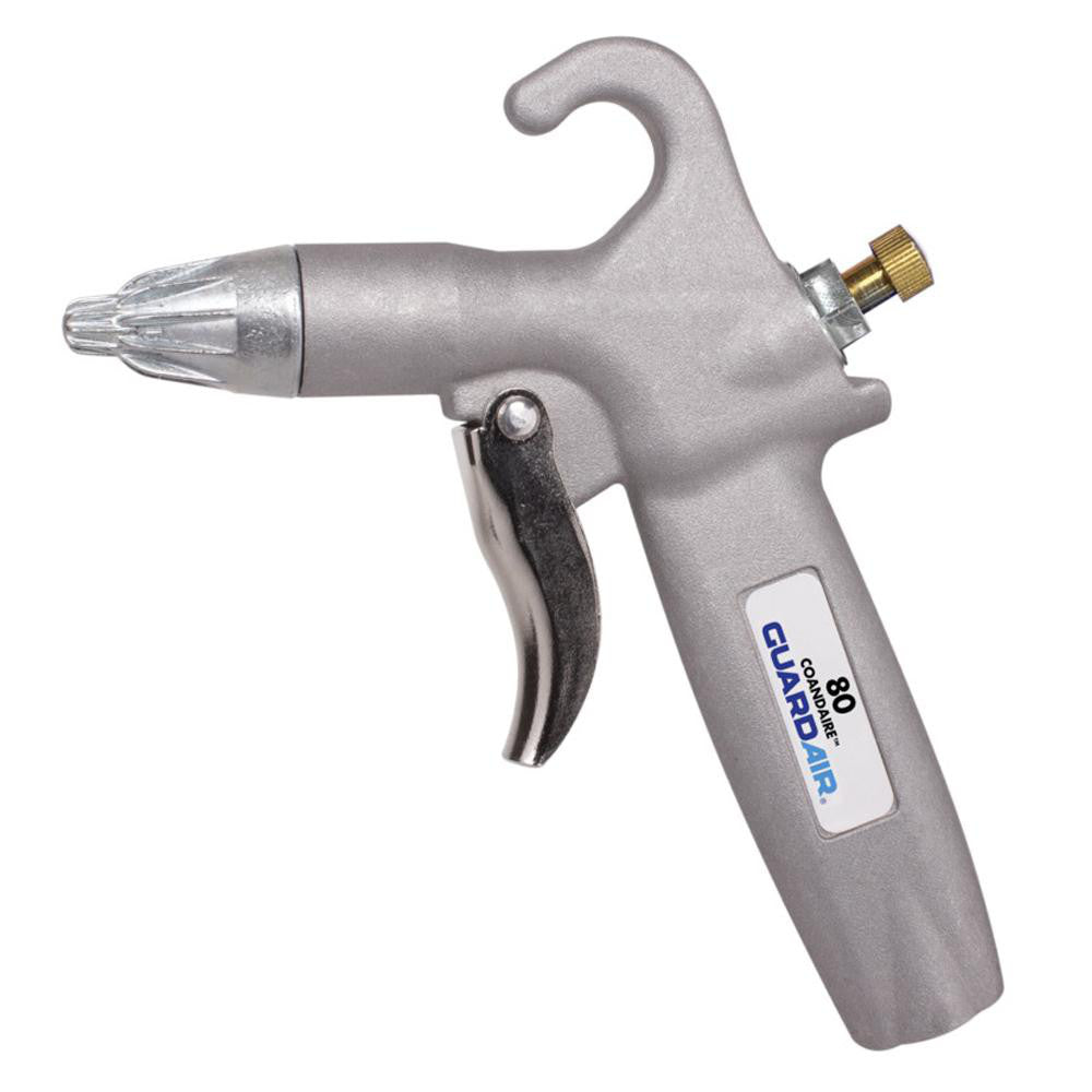 Guardair 80 Air Blow Gun Whisper Jet, Pistol Grip