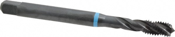 Emuge B0503200.0080 Spiral Flute Tap M8x1.25 Metric Coarse, 3 Flutes, Modified Bottoming, 6H Class of Fit, Cobalt, Oxide Coated