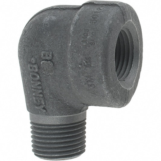 Anvil 0361109457 Black 90 &deg Street Elbow 1/2", Threaded