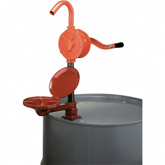 Wesco Industrial Products 270021 Hand-Operated Drum Pumps Pump Type Rotary  Ounces per Stroke 4.00  Strokes Per Gallon 16.000  Outlet Size (Inch) 1-1/4  Material Cast Iron  For Use With Fuel Oils
