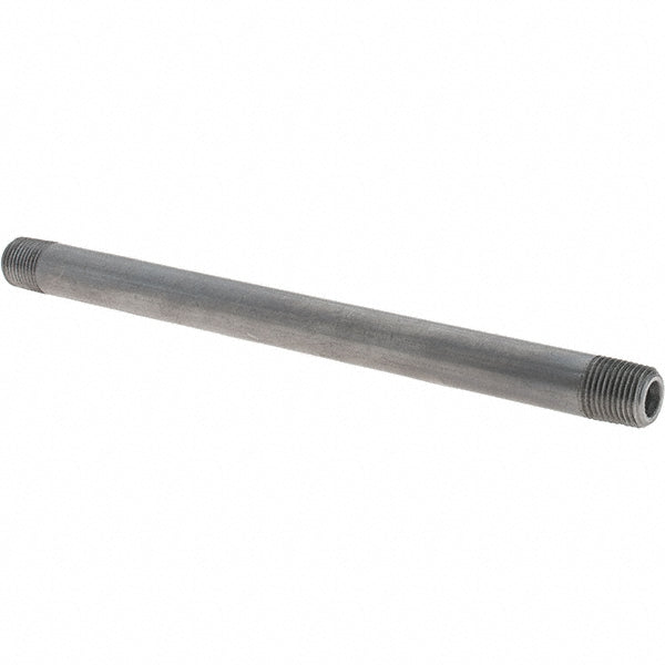 Value Collection 1/8139.7BLKBN80 Black Pipe Nipple 1/8" Dia x 5-1/2" Long, Schedule 80