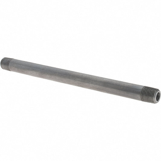 Value Collection 1/8139.7BLKBN80 Black Pipe Nipple 1/8" Dia x 5-1/2" Long, Schedule 80