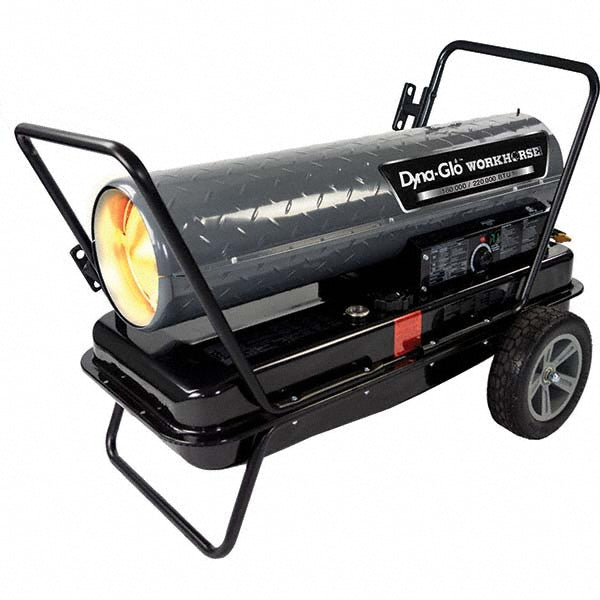 GHP GROUP KFA220WH 180,000 to 220,000 BTU Diesel/Kerosene/JP-8/Jet A Forced Air Heater with Thermostat