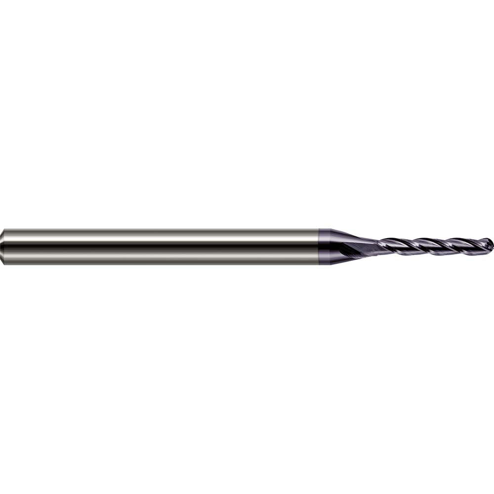 Harvey Tool 841078-C3 Ball End Mill 5/64" Dia, 13/32" LOC, 4 Flute, Solid Carbide